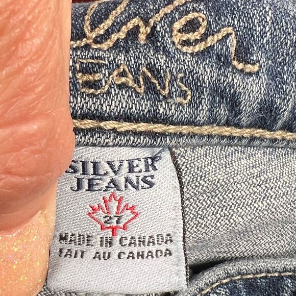 Silver Jeans 🔥 Y2K 🔥 perfectly worn in 🔥  bootcut 🔥 size 27/31 - Picture 5 of 8